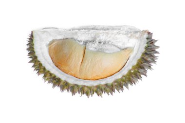 Beyaz adam temiz durian sarı etler tropikal meyve