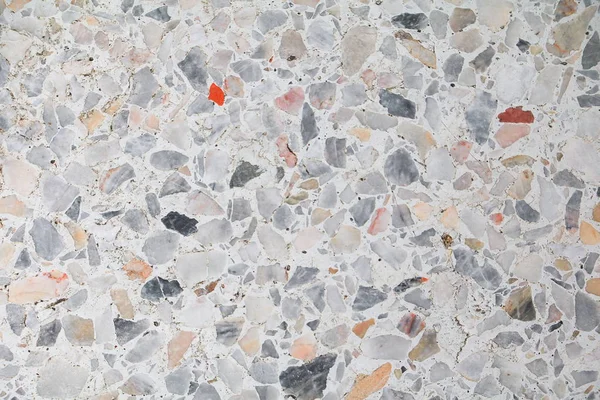 Piso de terrazo textura de mármol, patrón de fondo de piedra pulida —  Fotos de Stock
