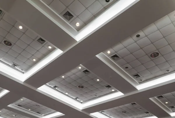 iş ofis binası tavandan ışık neon