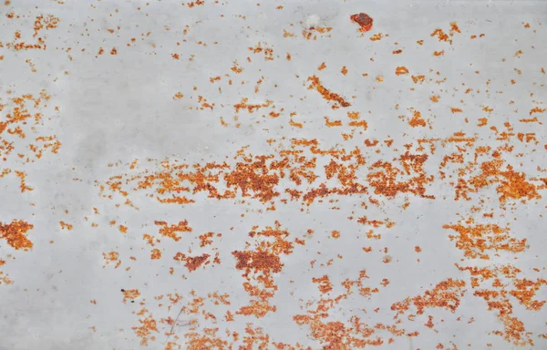 Acero oxidado sobre fondo de textura metálica — Foto de Stock