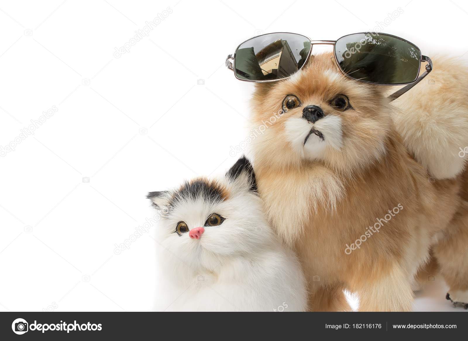 doll and cat