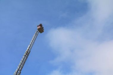 Vinçler fire Fighter büyük ve uzun kopyalama yeri olan metin ekleme