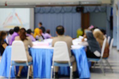 İş bulanık eğitim eğitim Konferansı Oda seminer toplantı bulanıklık, istatistik mali kavramı projektör film ekranı ile analiz.