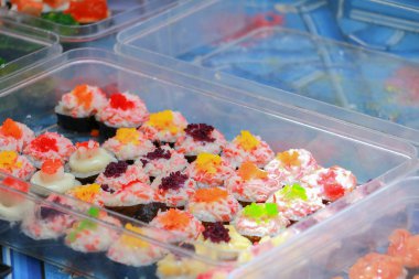 Suşi seçici odak kutusunda