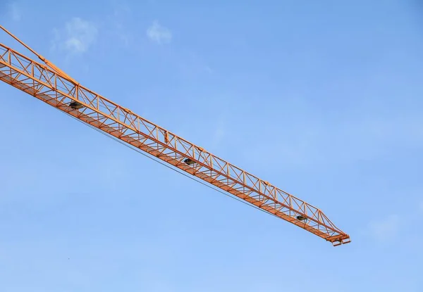 Tower Crane Industry Construction Buildings Site City Renovation Tall Thailand — Stock Photo, Image
