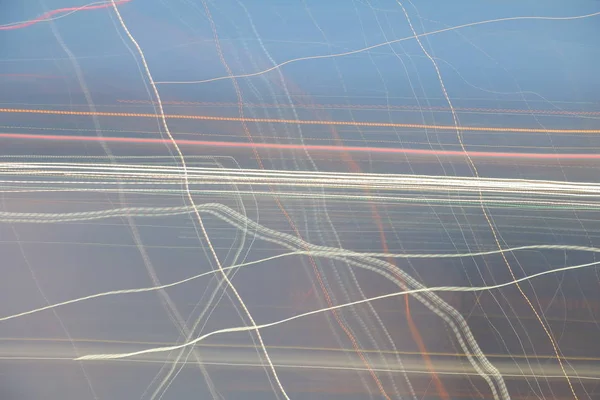 Κίνηση θολή γραμμή ουρανό στο ηλιοβασίλεμα αφηρημένου χαρακτήρα θαμπάδα backgroun — Φωτογραφία Αρχείου