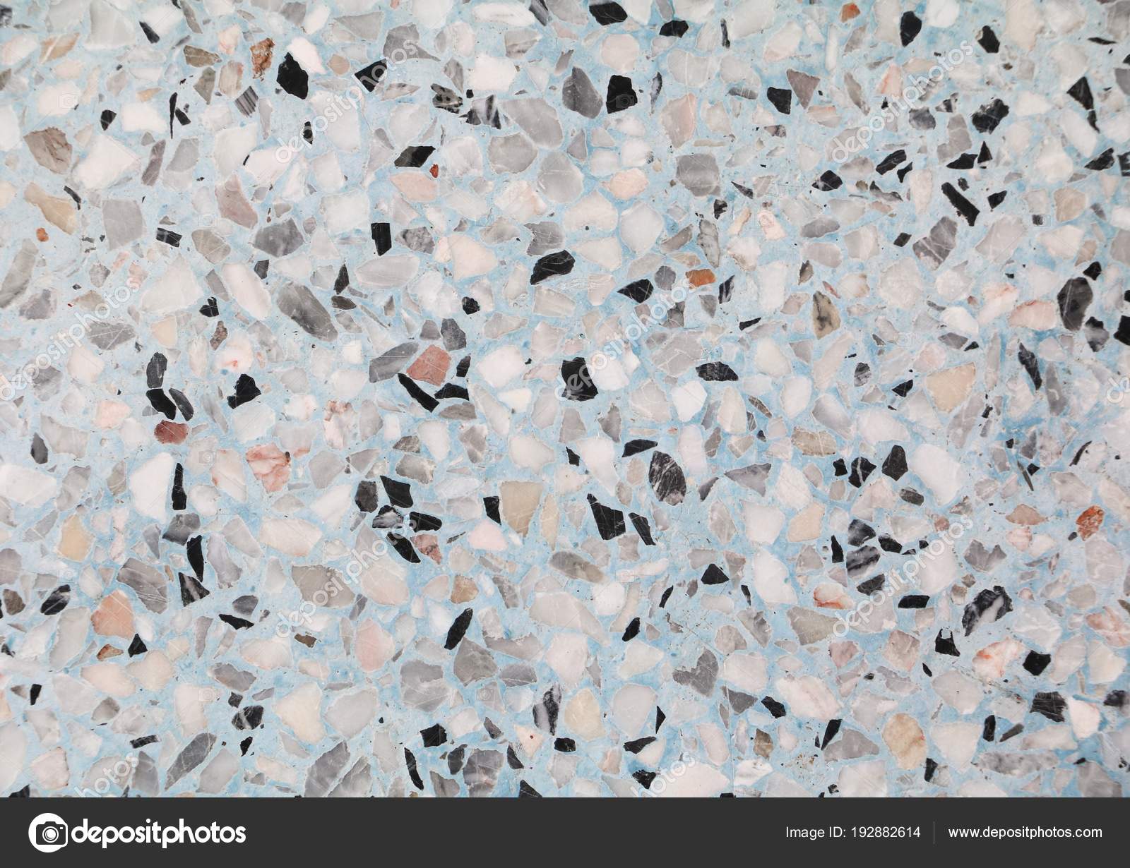 Stone Wall Texture Terrazzo Marble Surface Floor Pattern Blue Color Stock Photo Stone Wall Texture Terrazzo Marble Surface Floor Pattern Blue Color Stock Photo