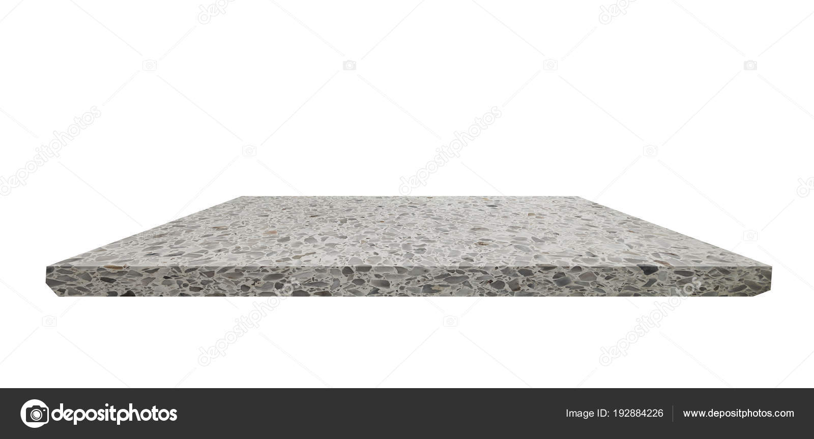 Empty Shelf Top Terrazzo Floor Table Counter White Background Stock Photo Empty Shelf Top Terrazzo Floor Table Counter White Background Stock Photo