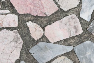 taş duvar ile kopya alanı için beton arka plan metin ekleme