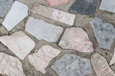 taş duvar ile kopya alanı için beton arka plan metin ekleme