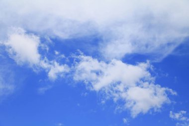 mavi gökyüzü ve bulut güzel doğada renkli kopya ile için alan eklemek metin