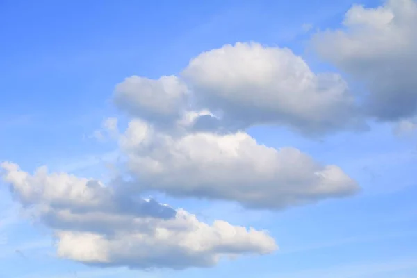 Cielo Azul Nube Hermoso Colorido Naturaleza Con Espacio Copia Para — Foto de Stock
