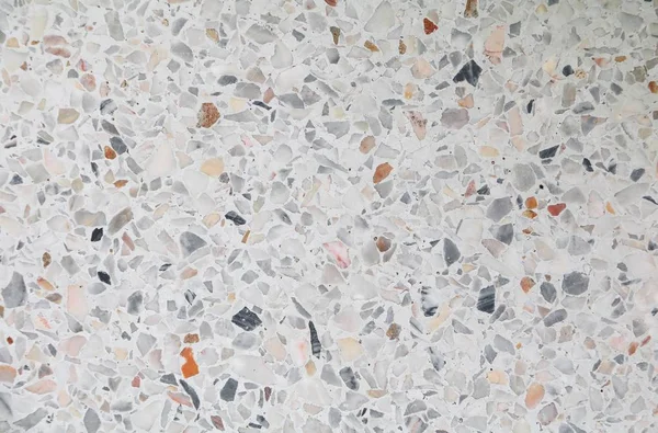 Kamenná Zeď Texturu Mramor Terrazzo Podlahové Pro Pozadí — Stock fotografie