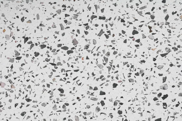 Каменный Мрамор Terrazzo Текстура Пола Фон — стоковое фото
