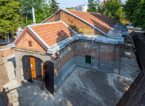 Azov Rusia Julio 2019 Construcción Bodega Polvo Fortaleza Azov Región —  Fotos de Stock