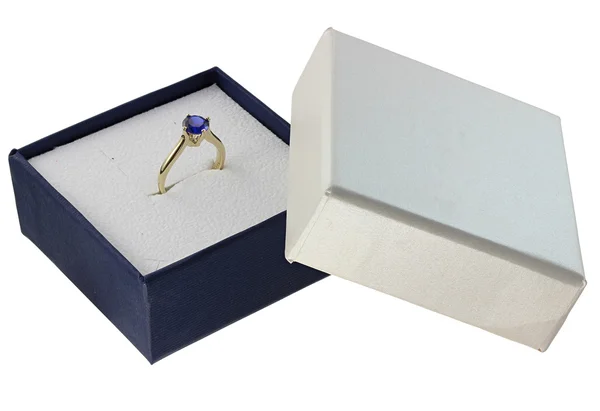 Jewelry box on white background — Stock Photo, Image