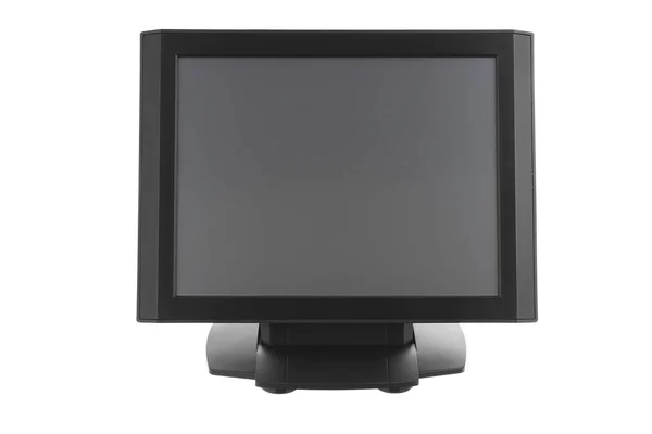 Nokta-in satış sistemi ile beyaz arka plan üzerinde ekran monitör — Stok fotoğraf