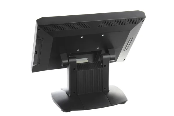 Sistema Point Of Sale con monitor schermo su sfondo bianco — Foto Stock