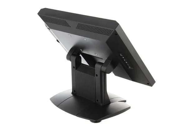 Sistema Point Of Sale con monitor schermo su sfondo bianco — Foto Stock