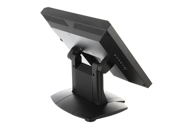 Punkt sprzedaży systemu z ekranu Monitor na białym tle — Zdjęcie stockowe