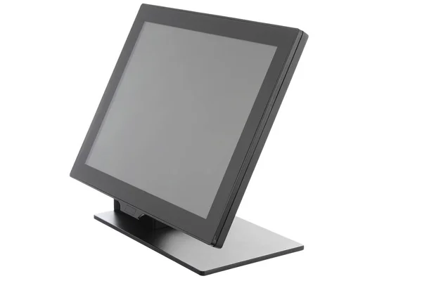 Sistema Point Of Sale con monitor schermo su sfondo bianco — Foto Stock