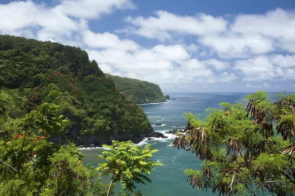 Maui Coastline sulla strada per Hana — Foto Stock