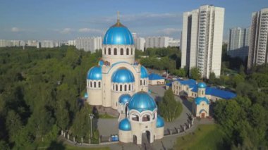 Borisov gölet, Holy Trinity Kilisesi havadan görünümü