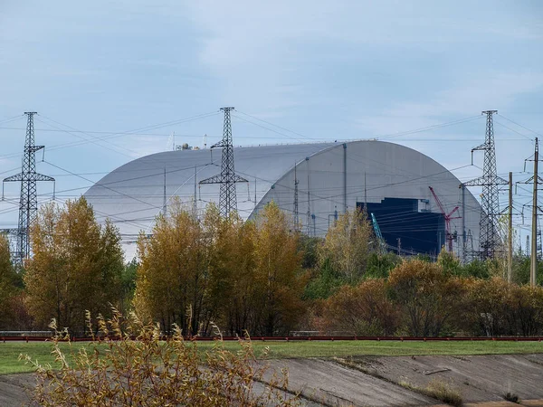 Nieuwe sarcofaag voor kerncentrale in Oekraïne, — Stockfoto