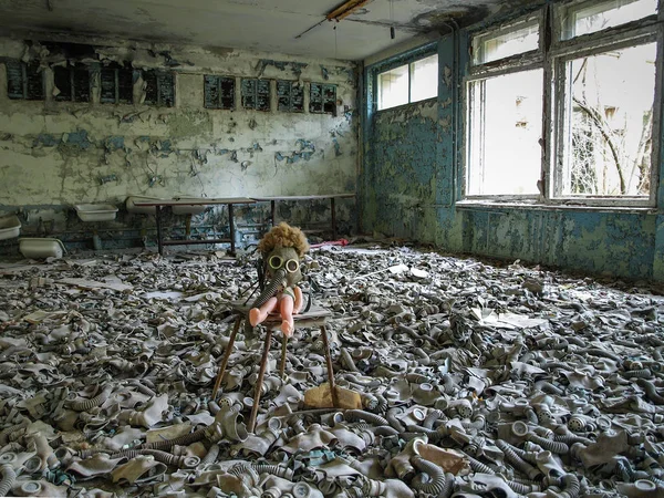 Pripyat dans la zone d'exclusion de Tchernobyl, Ukraine, 2016 — Photo