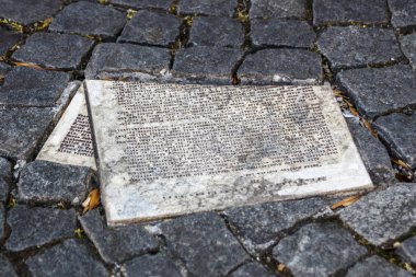 Beyaz gül Memorial (Üniversitesi'nde broşür) Münih, Almanya,