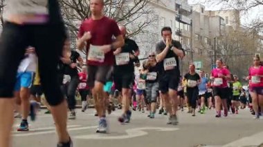 Koşucular Berlin yarım maraton, Almanya'da, 2017