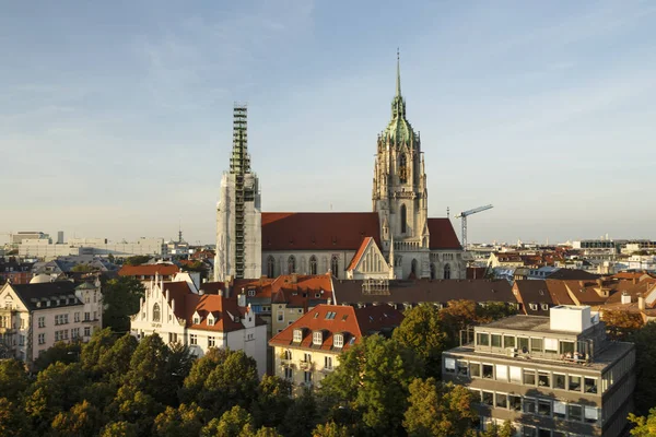 Catedral de São Paulo em Theresienwiese em Munique, Alemanha, 2016 — Fotografia de Stock