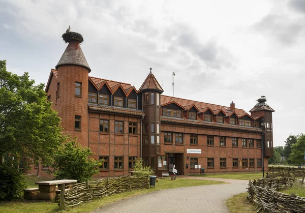 Edificio de reserva de la biosfera en Ruehstaedt, Alemania, 2017 — Foto de Stock