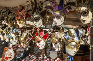 Venedik maskeli ekran Venedik, İtalya'da, 2016 depolamak