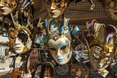 Venedik maskeli ekran Venedik, İtalya'da, 2016 depolamak