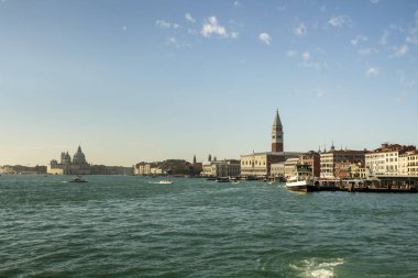 St Mark's Campanile (çan kulesi) Venedik, Ital sahil görünümü