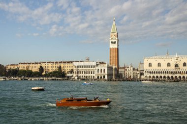 St Mark's Campanile (çan kulesi) Venedik, Ital sahil görünümü