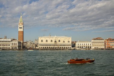 St Mark's Campanile (çan kulesi) Venedik, Ital sahil görünümü