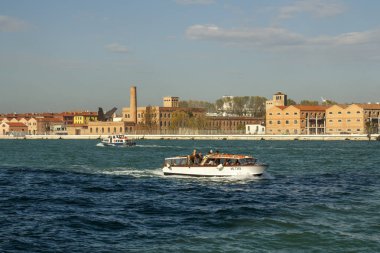 Venedik, İtalya'da, 2016 commuting su taksi