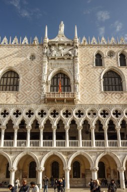 San Marco Meydanı ile Venedik, İtalya, 2016 Doge Sarayı