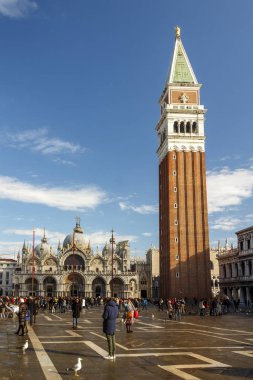 St Mark's Campanile (çan kulesi) Venedik, İtalya, 2016