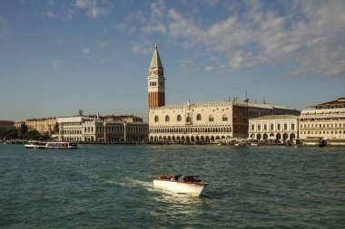 St Mark's Campanile (çan kulesi) Venedik, Ital sahil görünümü