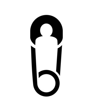 Klip PIN insanlar takım için logo yaratıcı kapatın