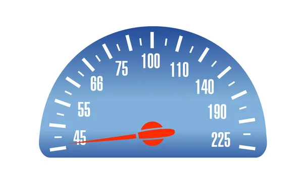 Speed Car mileage, vector illustrator. — Stock Vector