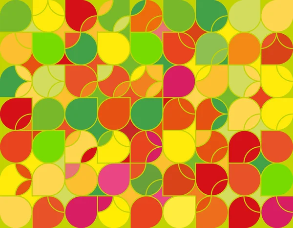 Filet de carreaux de camouflage vert sans couture motif jaune — Image vectorielle