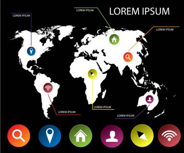 Infographic yeşil geri dönüşüm arka plan 