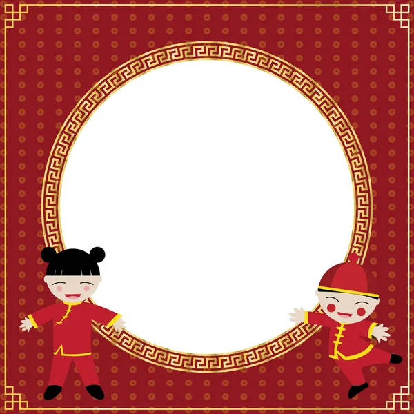 Clelebrate chinese background design — Stock Vector