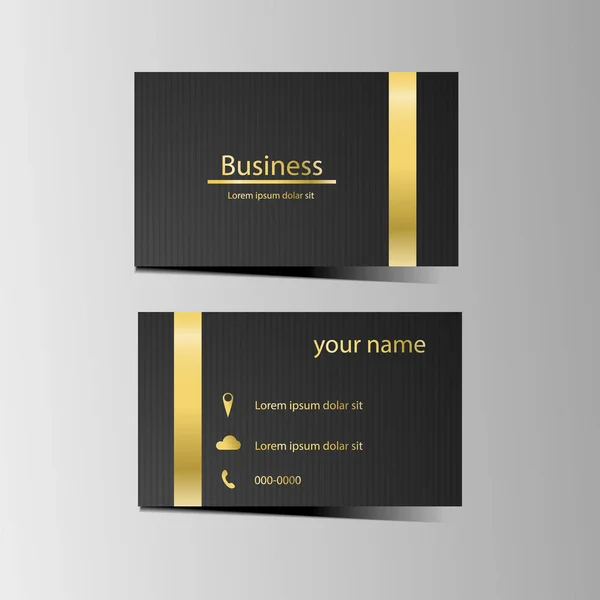 Business card template design — Stock Vector