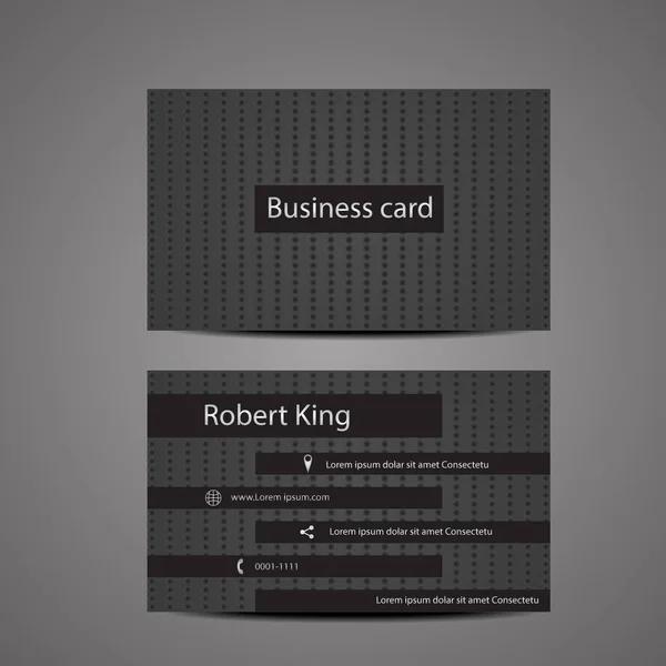 Шаблон визитной карточки — стоковый вектор