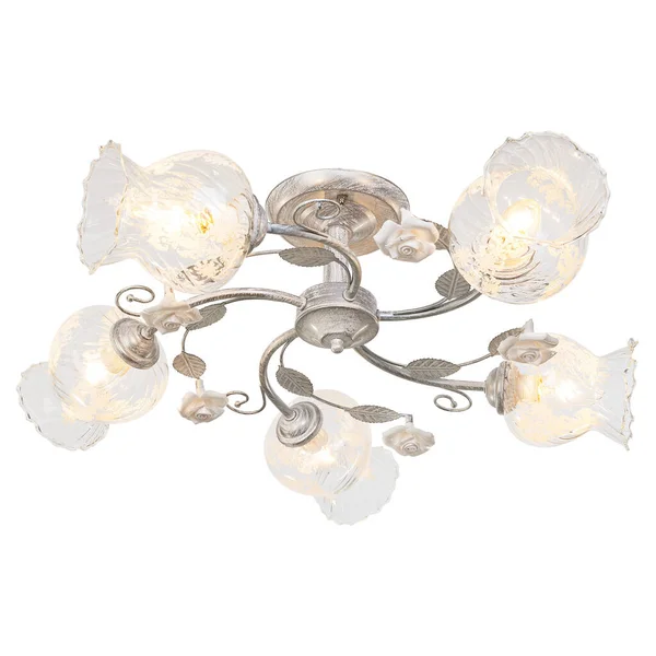 Lustre en style vintage isolé sur fond blanc — Photo